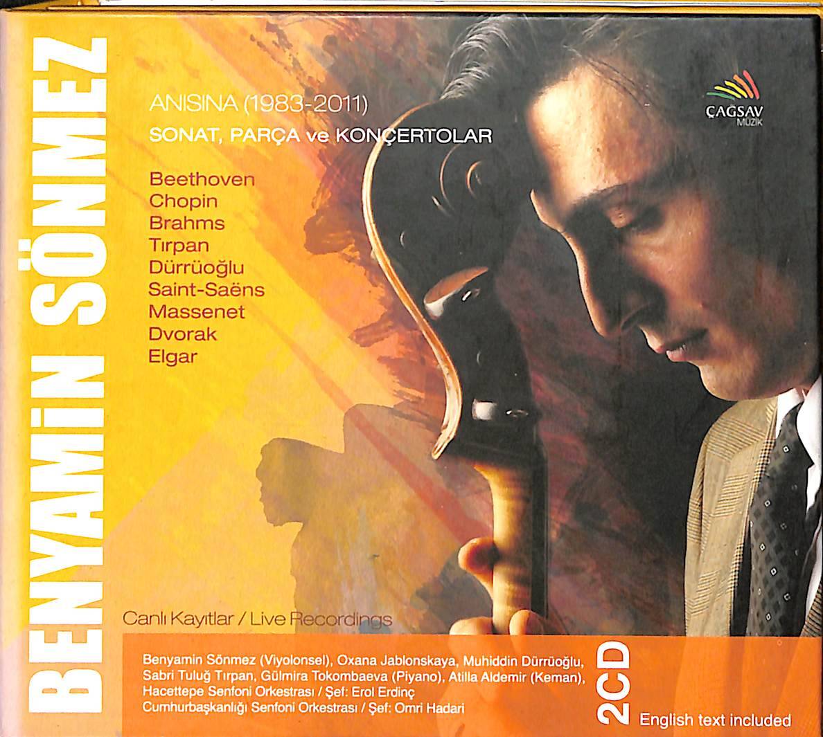 Benyamin Sönmez Anısına 1983-2011 CD (İkinci El) CD4737 - 1