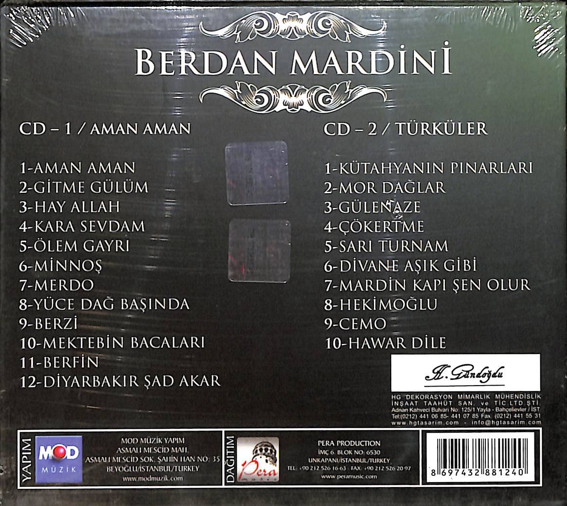 Berdan Mardini – Aman Aman / Türküler CD (Sıfır) CD5627 - 2