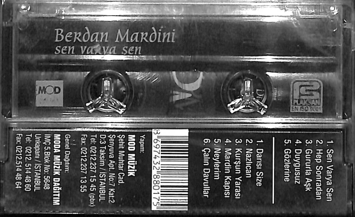 Berdan Mardini - Sen Varya Sen Kaset (İkinci El) KST29390 - 2