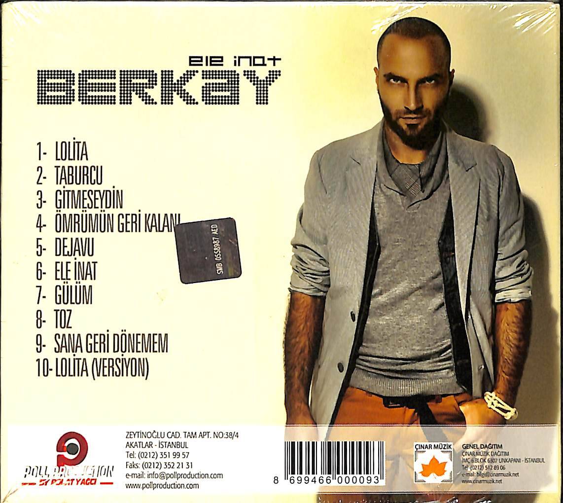 Berkay - Ele İnat CD (Sıfır) CD4701 - 2