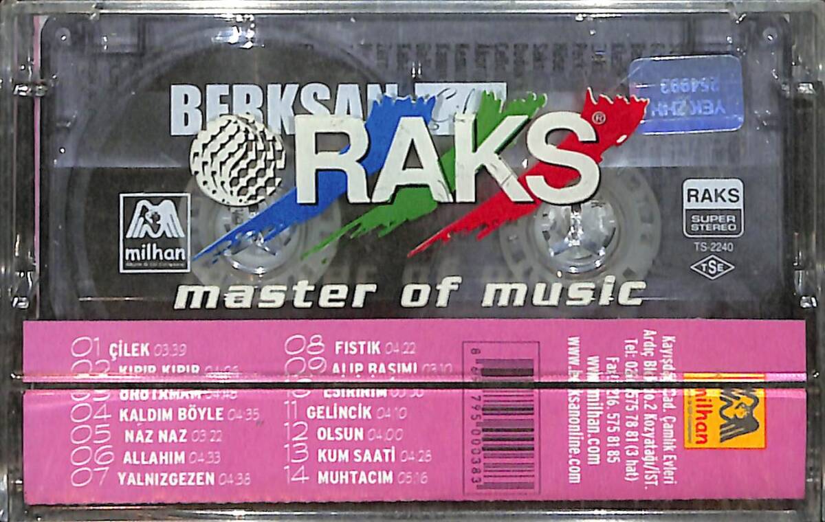 Berksan - Çilek Kaset (Sıfır) KST28407 - 2