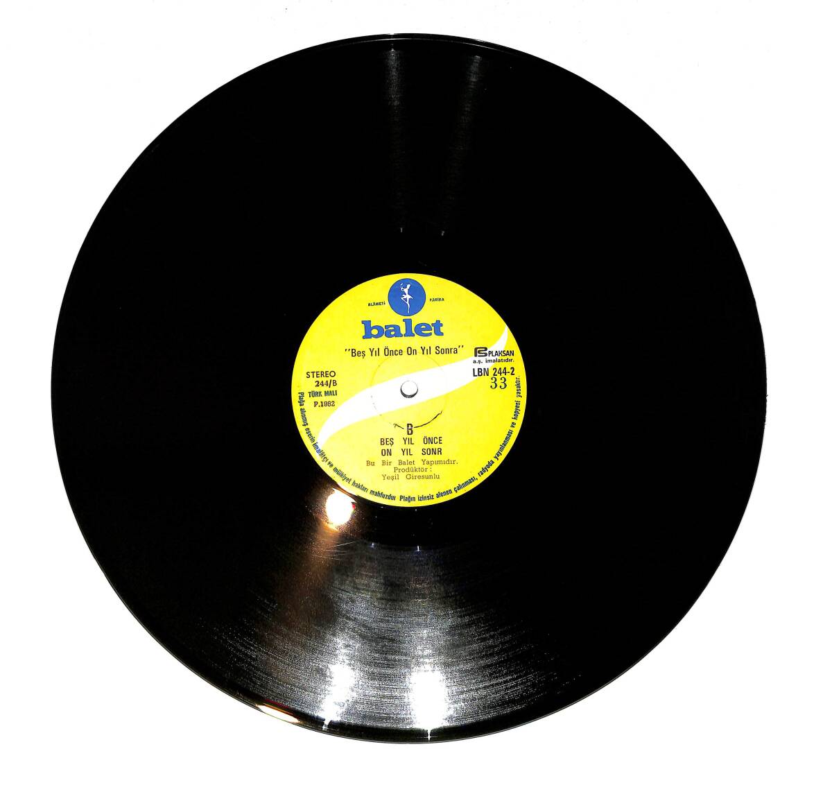Beş Yıl Önce On Yıl Sonra – Orijinal Balet Plak Baskısı (1982) LP PLAK (10/8.5) (VG++) PLK26470 - 1