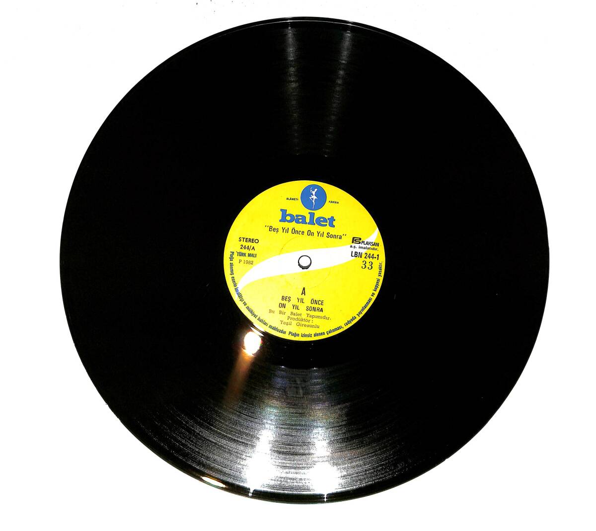 Beş Yıl Önce On Yıl Sonra – Orijinal Balet Plak Baskısı (1982) LP PLAK (10/8.5) (VG++) PLK26470 - 2