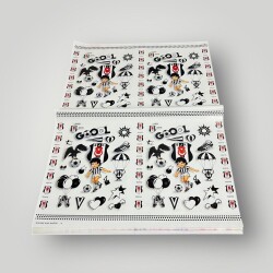 Beşiktaş 1990s Kaplama Kağıdı (Cilt) 70x50cm AOB4989 - 3