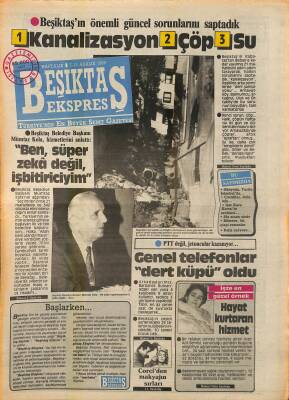 Beşiktaş Ekspres Gazetesi 7-13 Aralık 1986 - Corciden Makyajın Sırları GZ119192 - 1