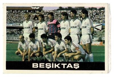 Beşiktaş Futbol Takımı (10x7cm) Kartpostal KRT9065 - 1