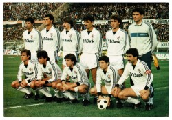 Beşiktaş Futbol Takımı (Büyük Boy) Kartpostal KRT9056 - Gökçekoleksiyon