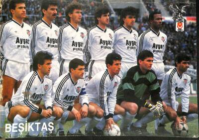 Beşiktaş Futbol Takımı Kartpostal KRT17852 - 1