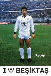 Beşiktaş Futbolcu Recep Kartpostal KRT18949 - Gökçekoleksiyon