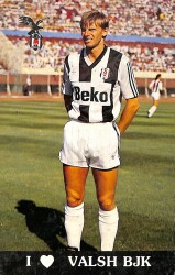 Beşiktaş Futbolcu Valsh Kartpostal KRT18945 - Gökçekoleksiyon