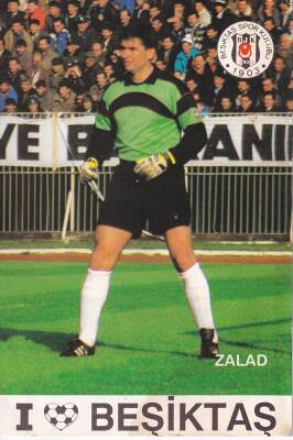 Beşiktaş Futbolcusu Zalad Kartpostal KRT10112 - 1
