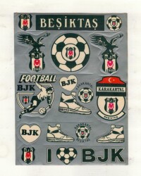 Siyah - Beyaz Karakartal – 1980’ler Dönemi Orijinal Vintage Sticker / Çıkartma STKR7 - 3