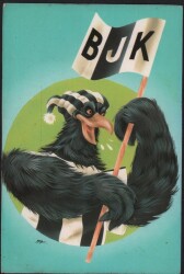 Beşiktaş Karikatür Kartpostal KRT4629 - Gökçekoleksiyon