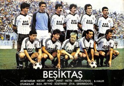 Beşiktaş Oyuncu Kadrosu Kartpostal KRT5341 - Gökçekoleksiyon