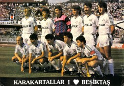 Beşiktaş Takım Kartpostal (Orta Boy) KRT19811 - Gökçekoleksiyon