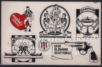 Beşiktaş Taraftar Çıkartma Aksesuarı AKS266 - 1