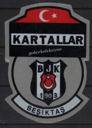 Beşiktaş Taraftar Çıkartma Aksesuarı AKS272 - Gökçekoleksiyon