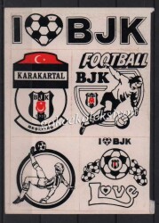 Beşiktaş Taraftar Çıkartma Aksesuarı AKS289 - 2