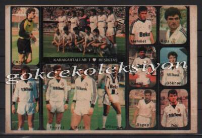 Beşiktaş Taraftar Oyuncuları Çıkartma Aksesuarı AKS264 - 1