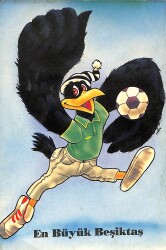 Beşiktaş Temalı Kartpostal (Küçük Boy) KRT19943 - Gökçekoleksiyon