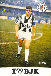Beşiktaşlı Futbolcu Rıza Kartpostal KRT19196 - Gökçekoleksiyon