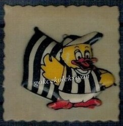 Beşiktaşlı Ördek Temalı Çıkartma Aksesuarı AKS295 - Gökçekoleksiyon