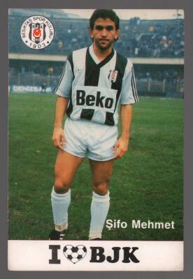 Beşiktaşlı Şifo Mehmet Özdilek Kartpostal KRT4530 - 1