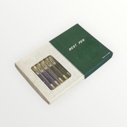 Best Pen Çin Malı Tükenmez Kalem Kutusunda 6 Adet 1980s AOB4816 - Gökçekoleksiyon