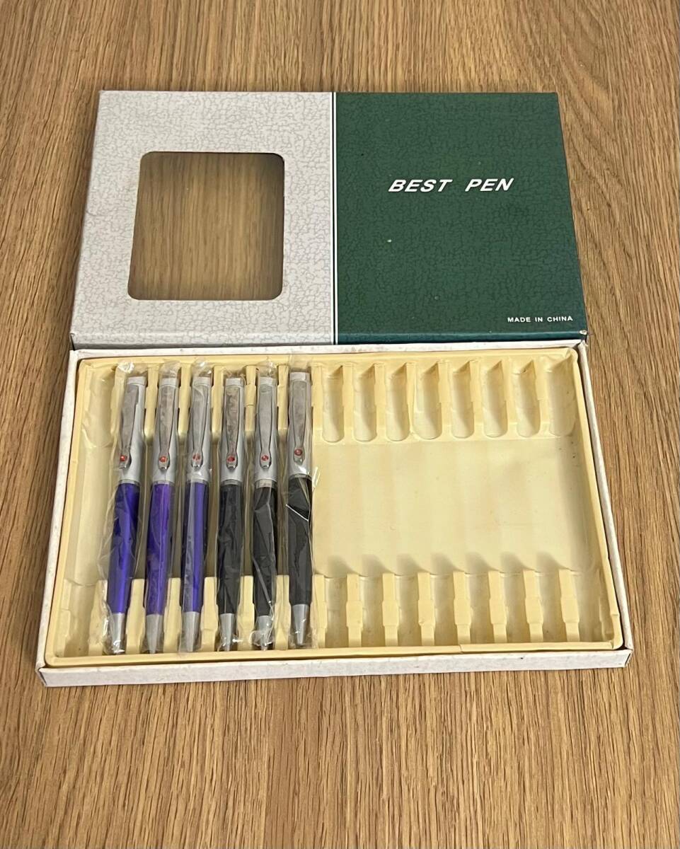 Best Pen Çin Malı Tükenmez Kalem Kutusunda 6 Adet 1980s AOB4816 - 2