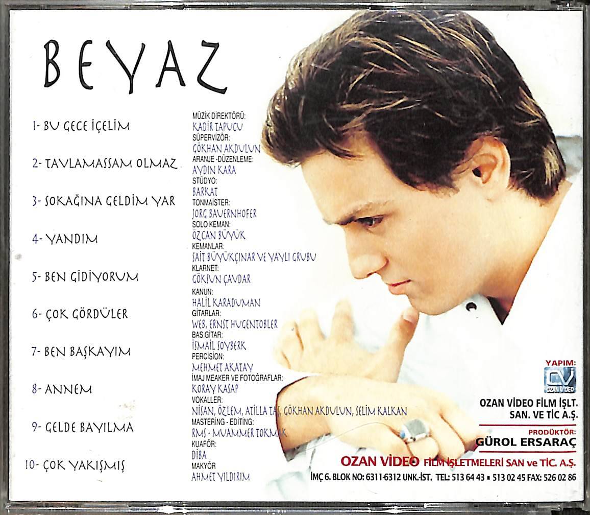Beyaz - Bu Gece İçelim CD (İkinci El) CD5105 - 2