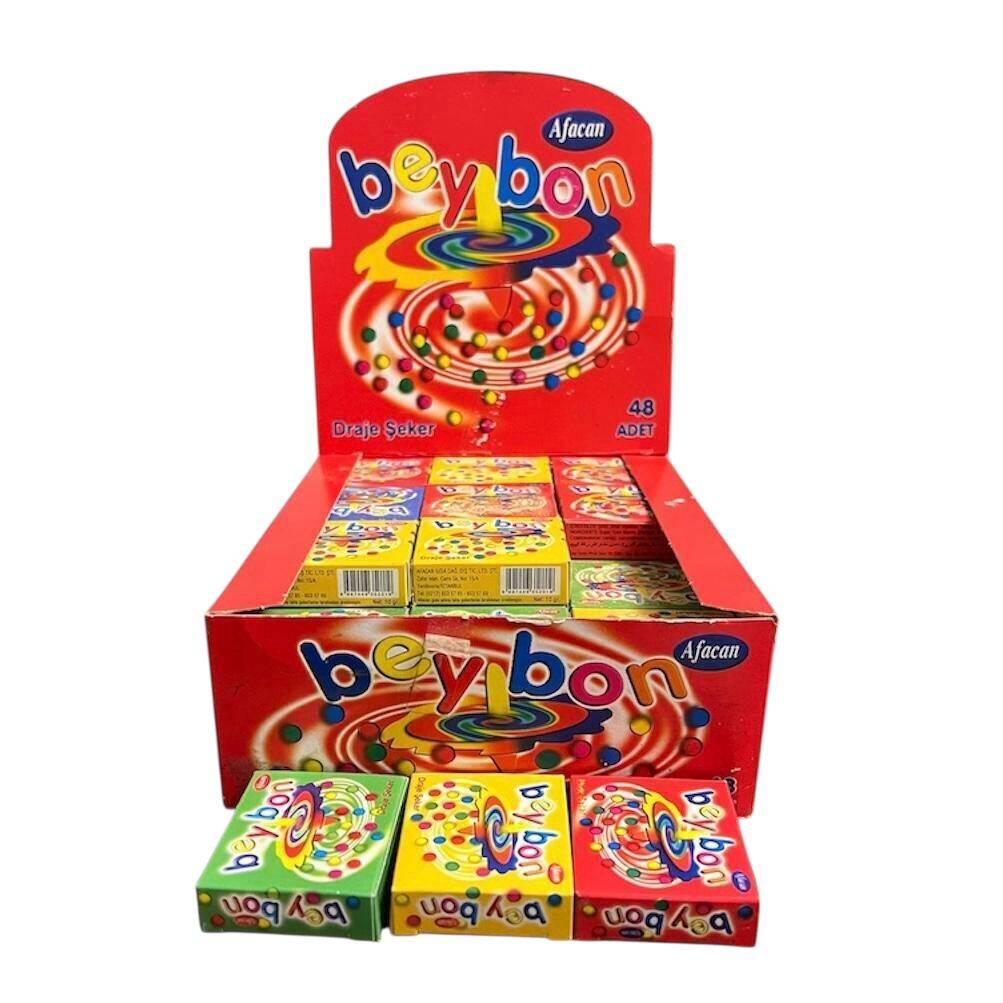 Beybon (Afacan Gıda) Draje Şeker Topaç Oyuncak Hediyeli 2003 #SKZ244 - 3