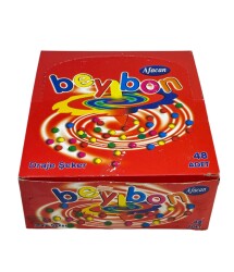 Beybon (Afacan Gıda) Draje Şeker Topaç Oyuncak Hediyeli Açılmamış Kutu 2003 AOB4776 - 3