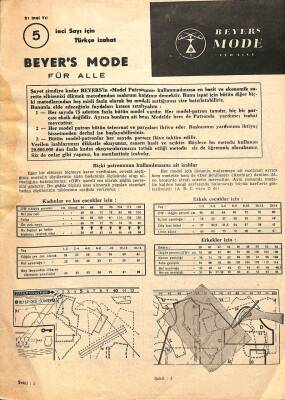 Beyers Mode Für Alle Model Dergisi No. 5 - NDR69301 - 1