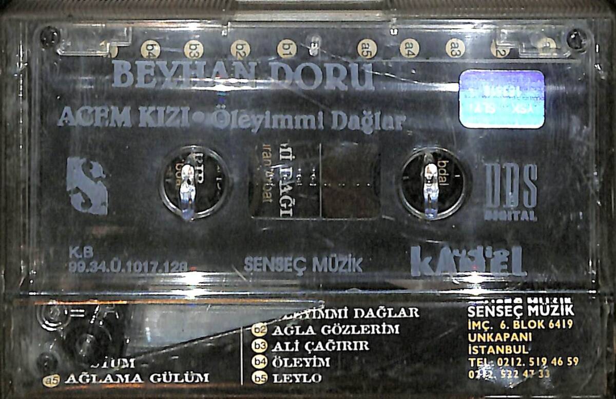 Beyhan Doru - Acem Kızı / Öleyim mi Dağlar Kaset (İkinci El) KST29364 - 2