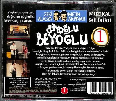 Beyoğlu Bayoğlu 1 VCD Film (108) VCD21518 - 2