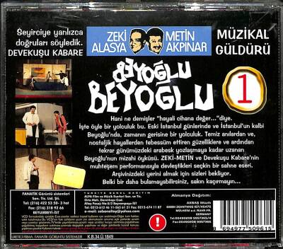 Beyoğlu Beyoğlu 1 VCD (108.5) VCD23279 - 4