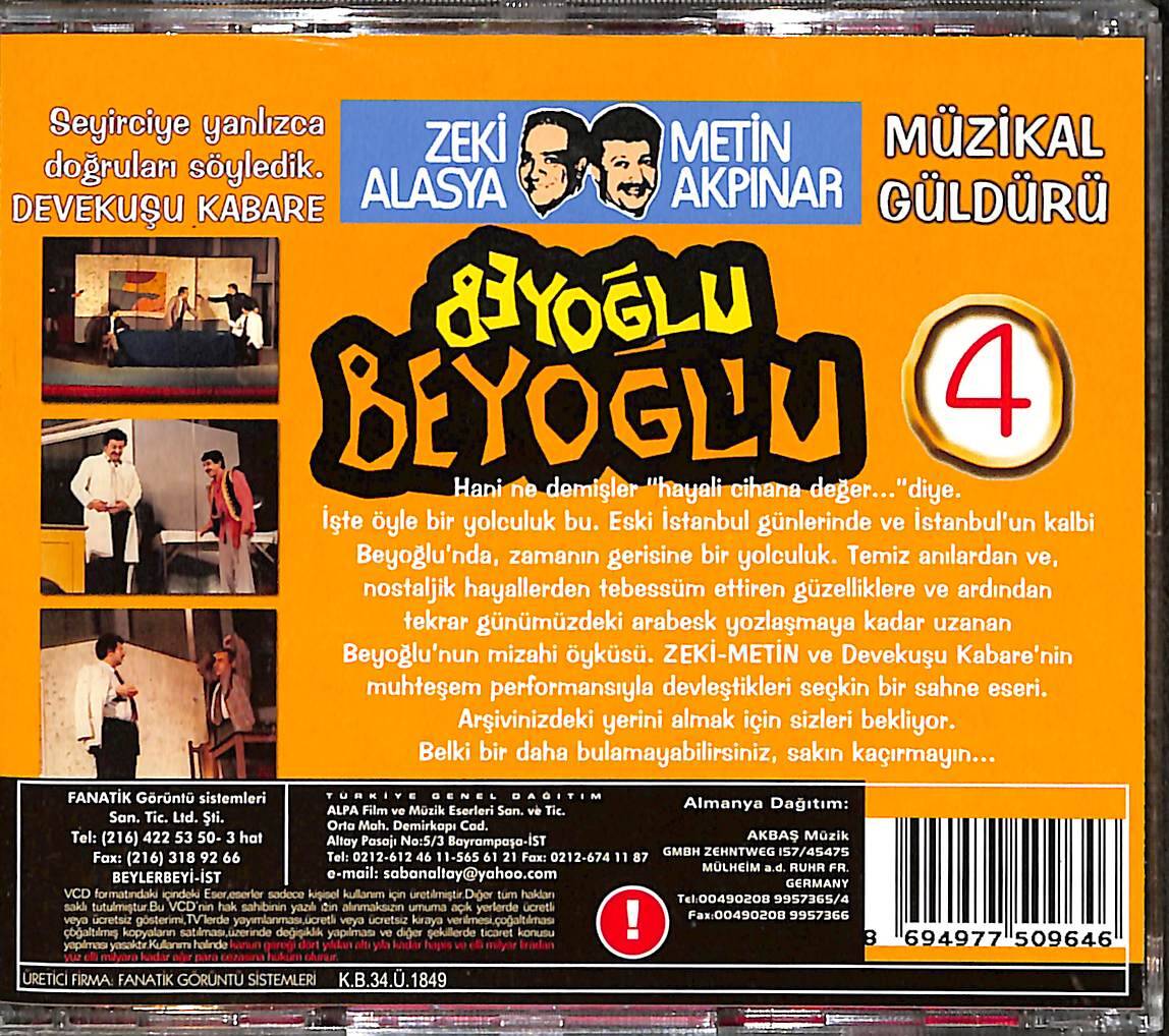 Beyoğlu Beyoğlu (1984) 4. Bölüm Orijinal VCD Film VCD29002 - 2