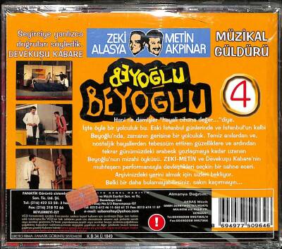 Beyoğlu Beyoğlu 4 (108.5) VCD23286 - 2