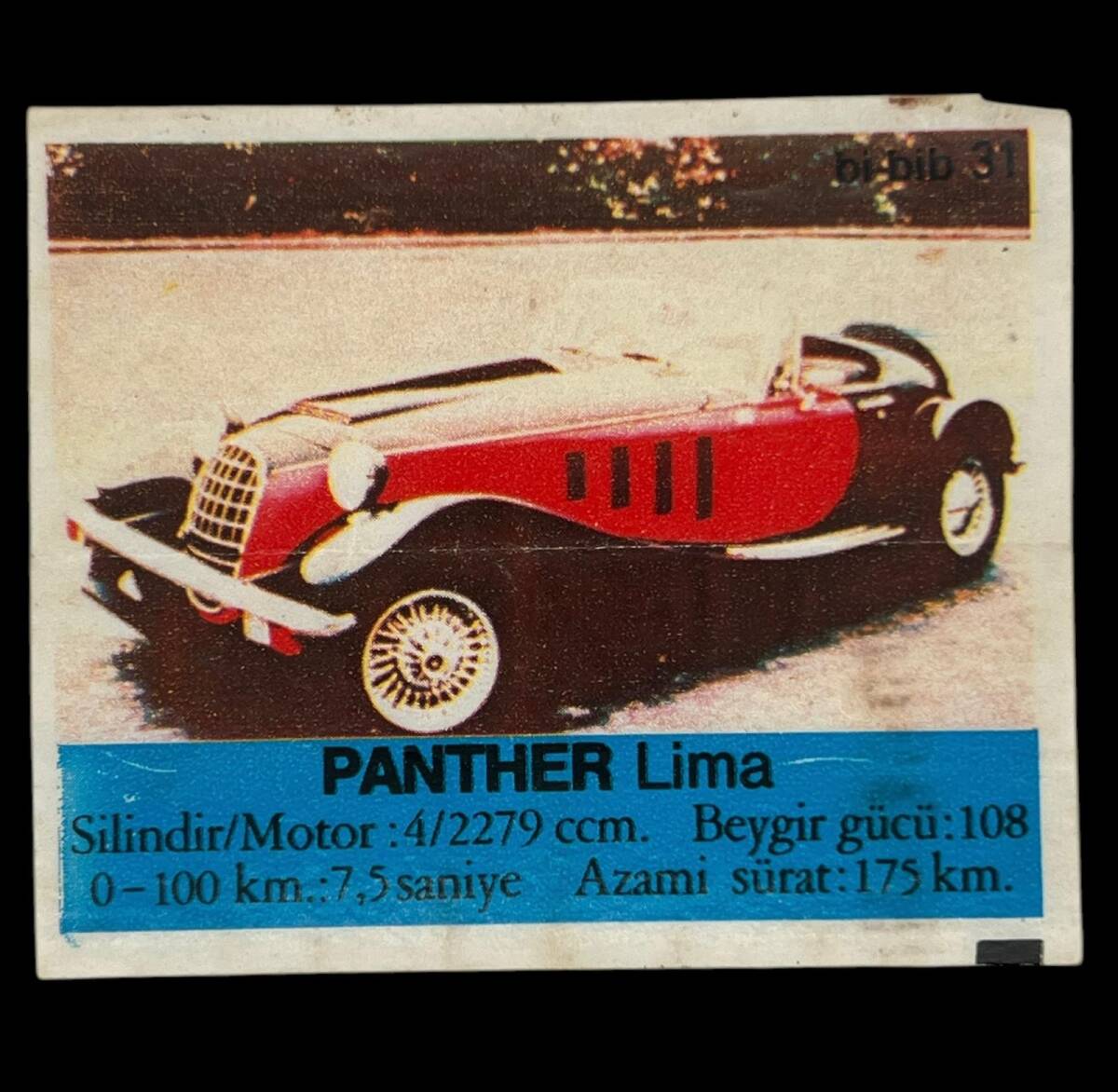 Bİ-BİB BİBİB Sticker No 31 -1980 Ler#SKZ432 - 1