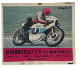 BİBİB bi-bib No 35 - MORBIDELL 125 Competizione Sakız Kağıdı Stickers # SKZ1397(E) - 3