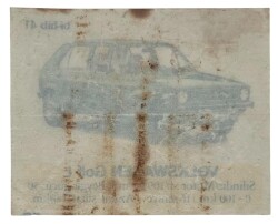 BİBİB bi-bib No 41 - VOLKSWAGEN Golf L Sakız Kağıdı Stickers # SKZ1399(E) - 2