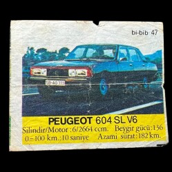 BİBİB Bİ-BİB No 47 Sakız Kağıdı Stickers SKZ636 - 1