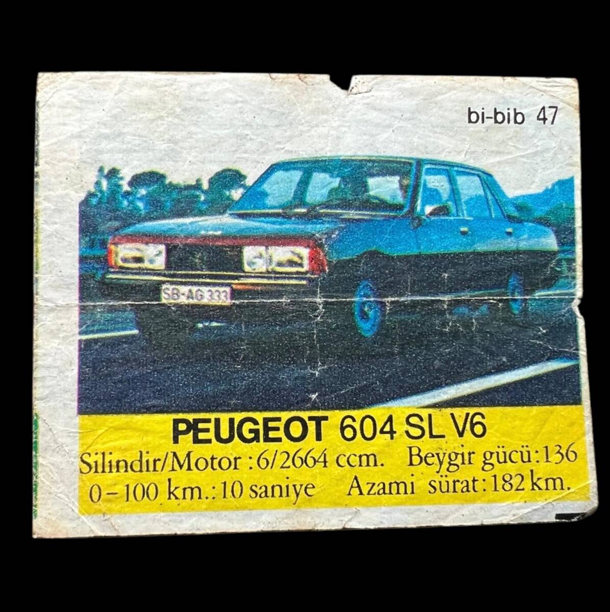 BİBİB Bİ-BİB No 47 Sakız Kağıdı Stickers SKZ636 - 1