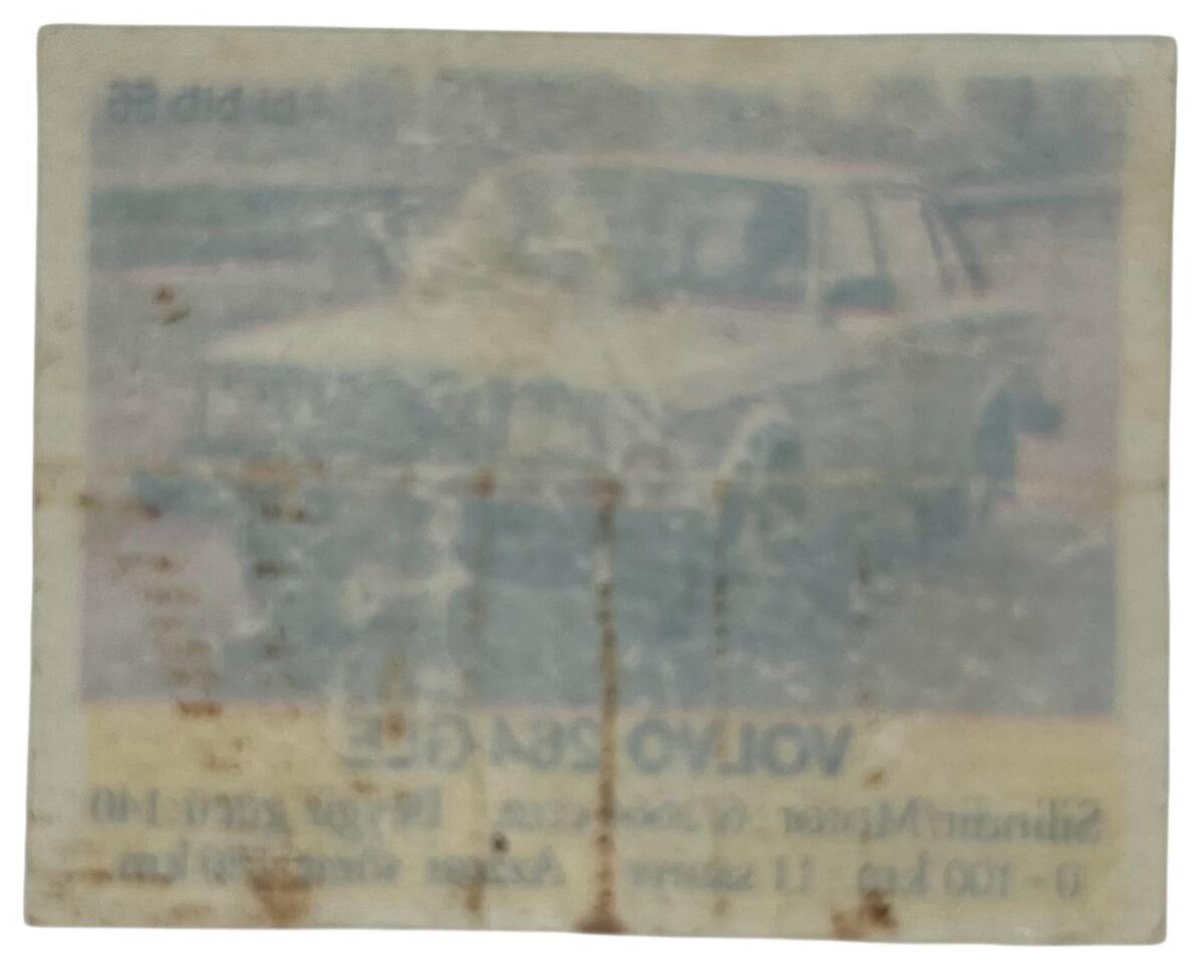 BİBİB bi-bib No 56 - VOLVO 264 GLE Sakız Kağıdı Stickers # SKZ1405(E) - 2