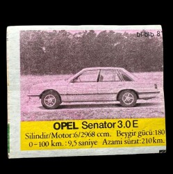 BİBİB Bİ-BİB No 8 Sakız Kağıdı Stickers SKZ628 - 3