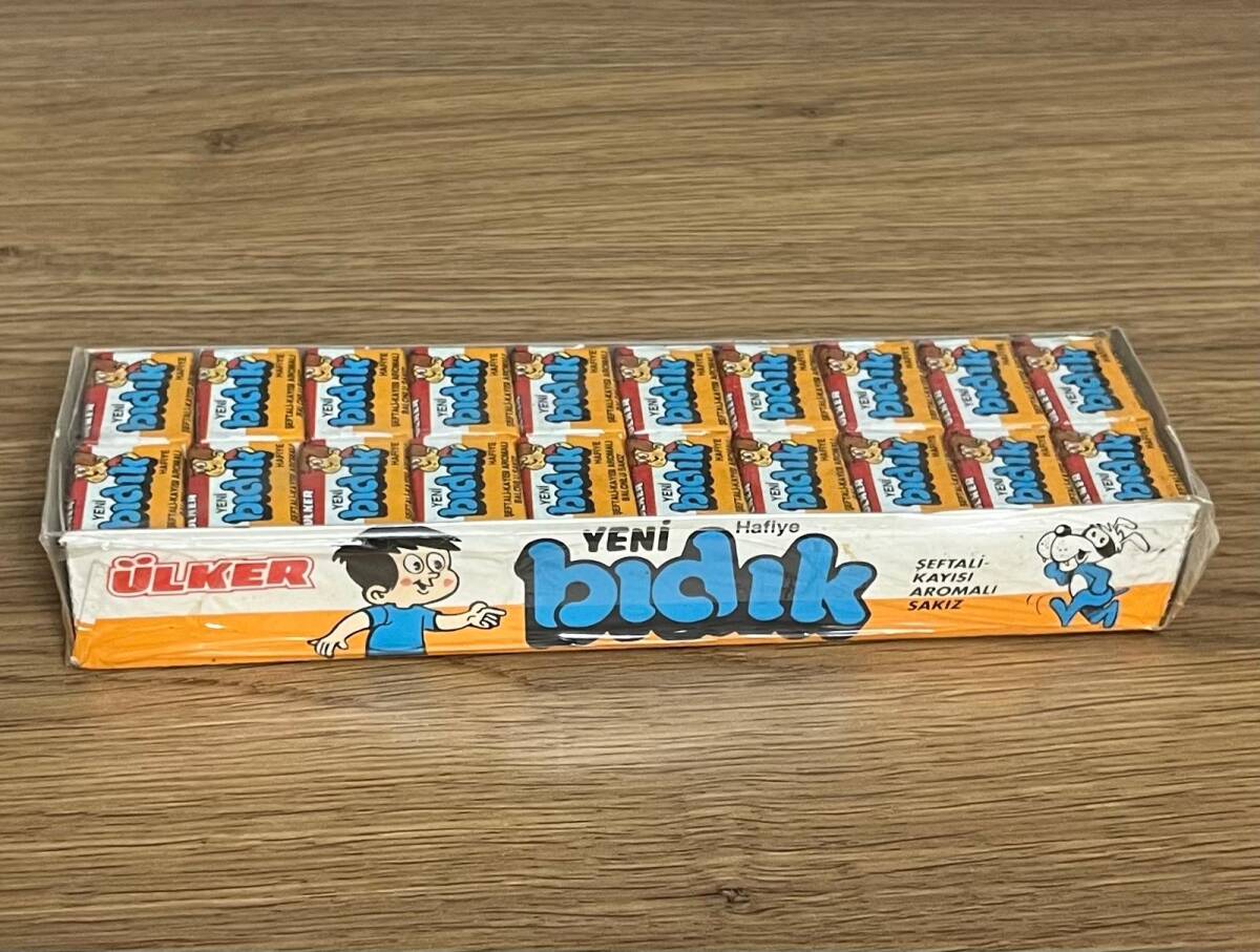 BIDIK - ÜLKER BIDIK (ÜLKER) 1993 Şekerli Sakız Açılmamış Kutu # SKZ1810 - 4