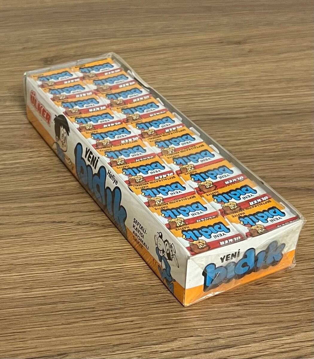 BIDIK - ÜLKER BIDIK (ÜLKER) 1993 Şekerli Sakız Açılmamış Kutu # SKZ1810 - 5