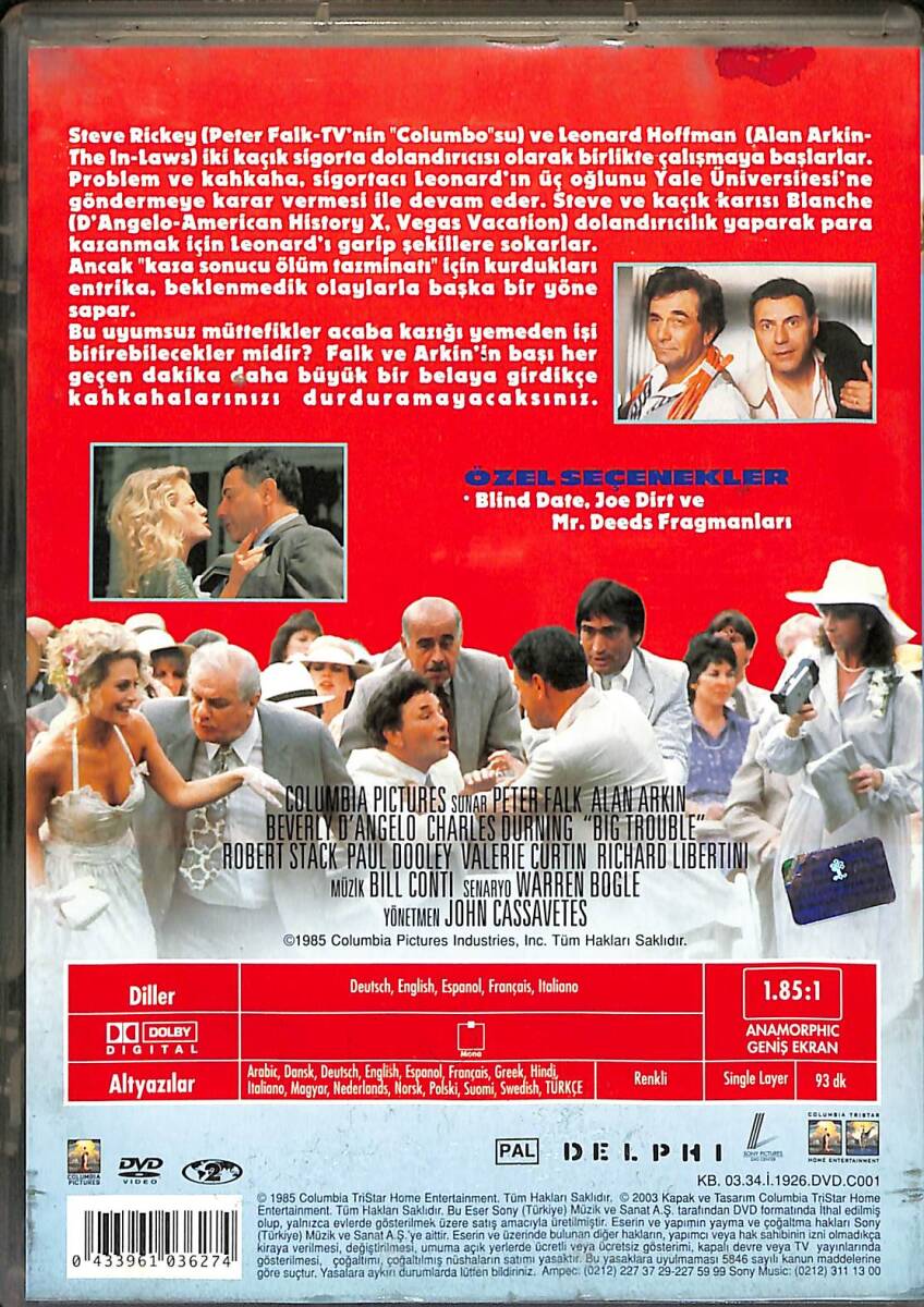Big Trouble DVD Film (İkinci El) DVD2634 - 2