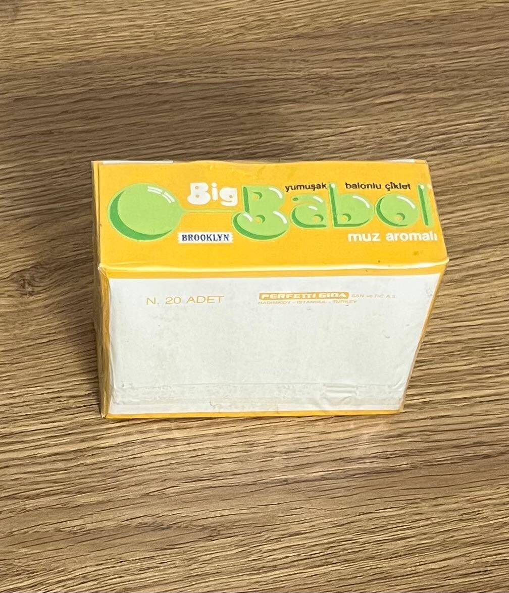 BİGBABOL- Big Babol (PERFETTİ) 1991 Yumşak Balonlu Ciklet.Açılmamış Dolu Paket #SKZ2074 - 5