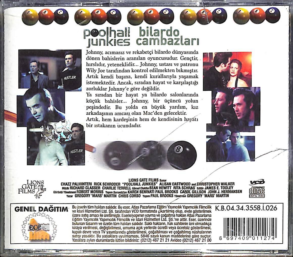 Bilardo Cambazları VCD Film (İkinci El - 10/6) VCD26492 - 2